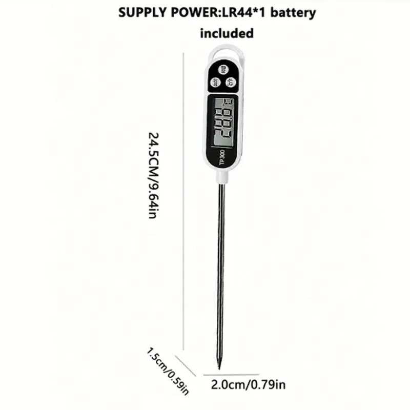 Digitales Lebensmittelthermometer mit Edelstahlsonde