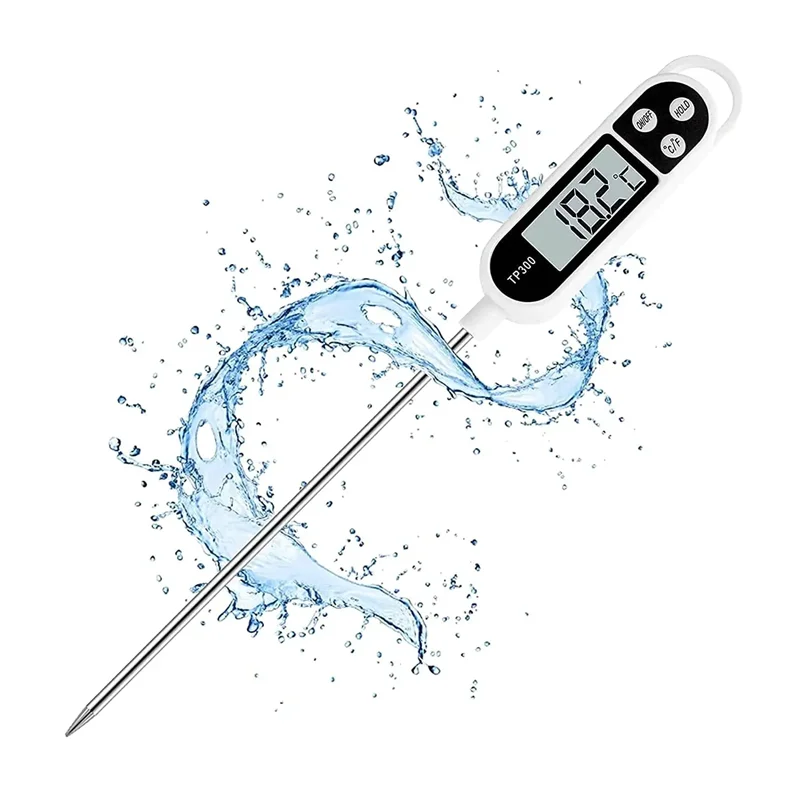 Digitales Lebensmittelthermometer mit Edelstahlsonde