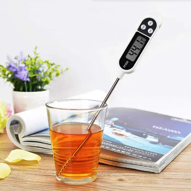 Digitales Lebensmittelthermometer mit Edelstahlsonde